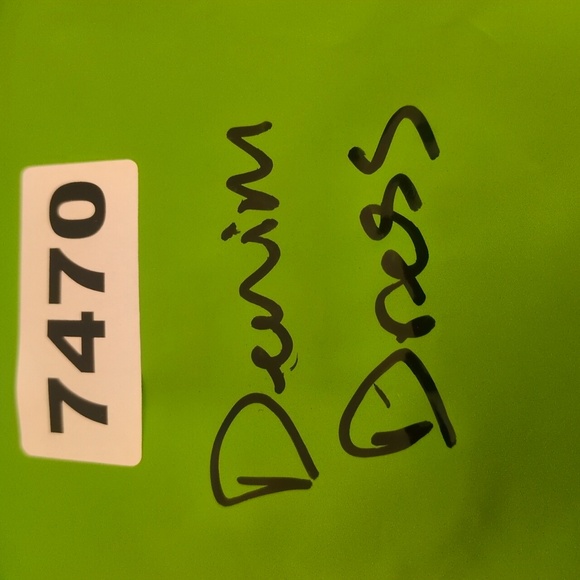 SHEIN Women's Tiered Denim Blue Strappy‎ Chic Mini Dress Size L - Picture 6 of 6